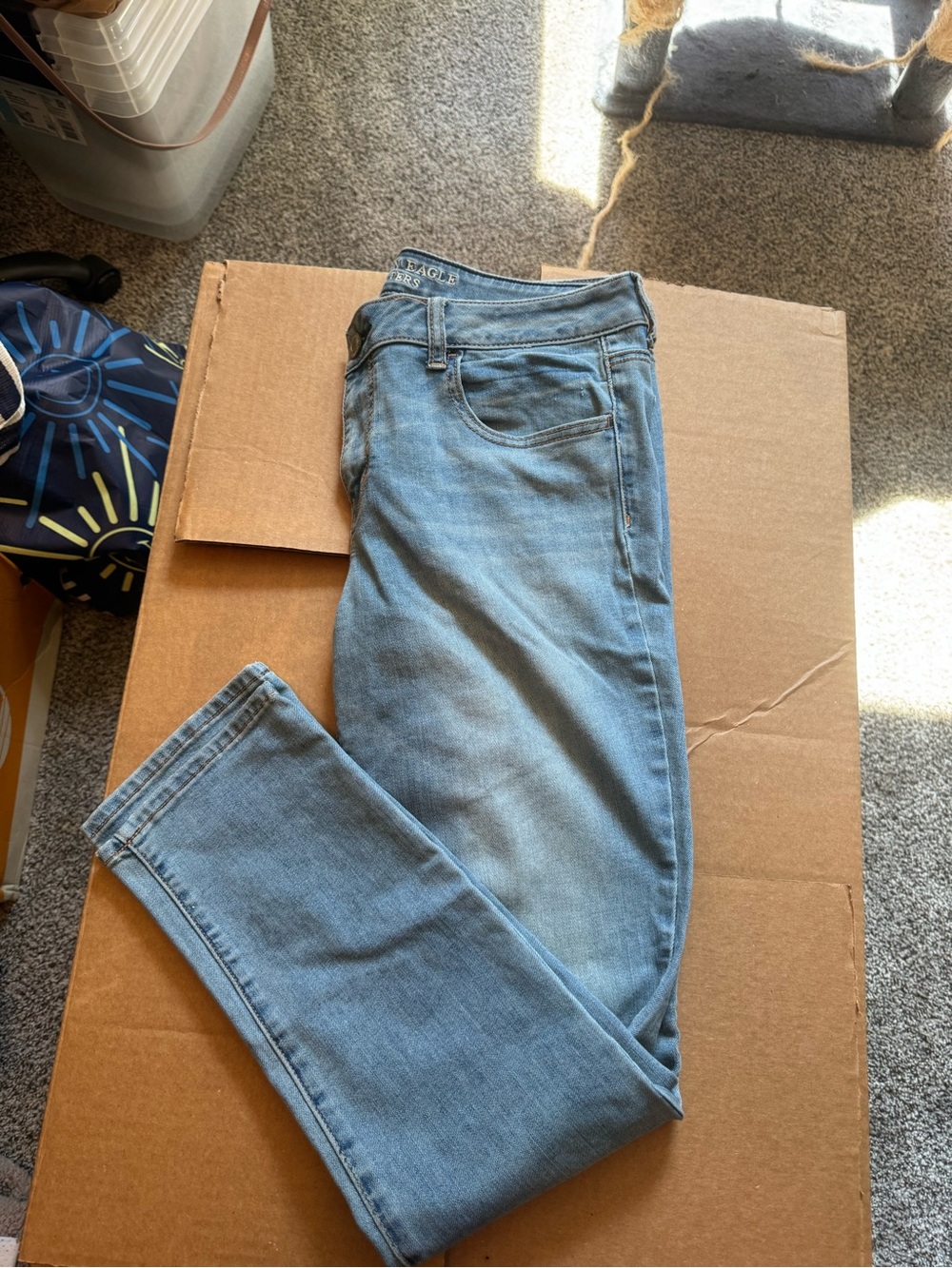 American Eagle Light Blue Women’s Jeans - Skinny Fit